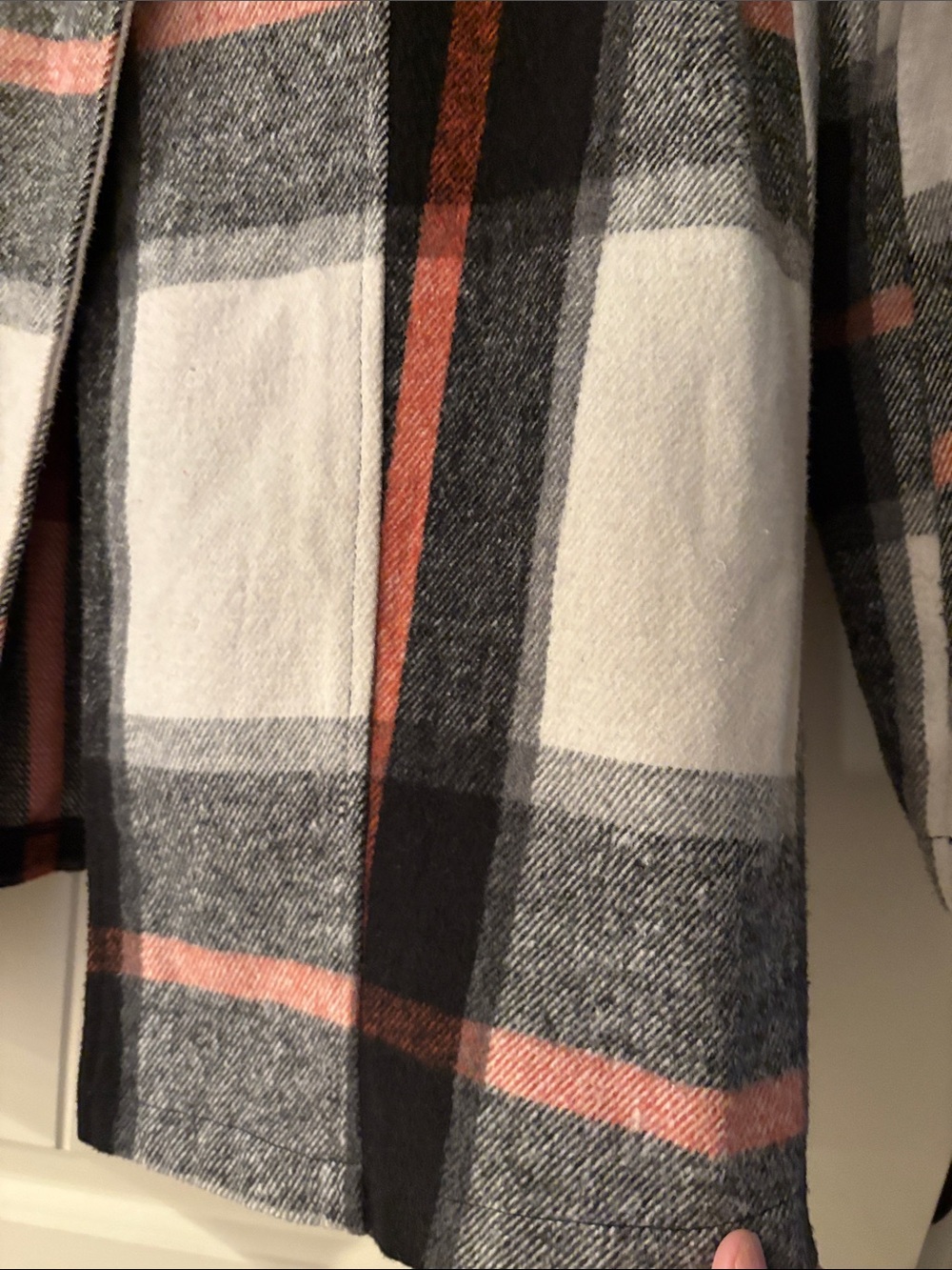 SHEIN Plaid Women’s Jacket Flannel  Single-Button Coat Jacket NWT high quailty - Picture 6 of 8